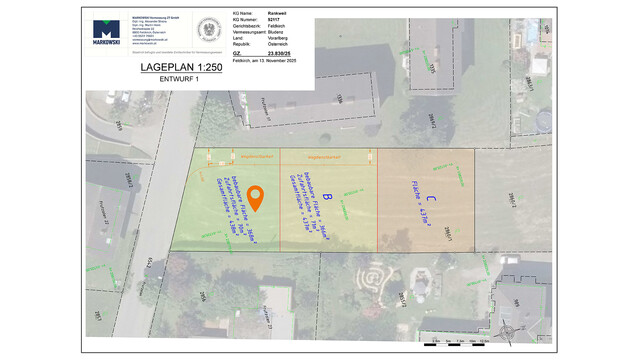 GRUNDSTÜCK A (438 m²) RANKWEIL-FRUTZOLEN
