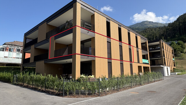 Erstbezug: hochwertige 3-Zimmer-Wohnung mit großer Terrasse
