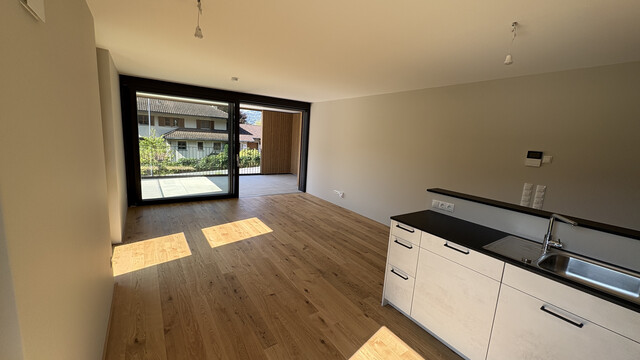 Erstbezug: hochwertige 3-Zimmer-Wohnung mit großer Terrasse