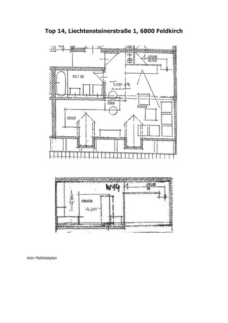 Wohnen mit besonderem Flair: Attraktive 2-Zimmer-Maisonettewohnung in Feldkirch zu vermieten!