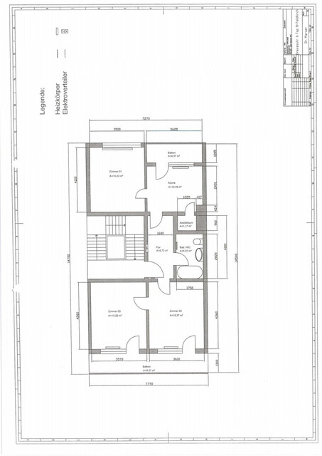 Zentrumsnahe 3-Zimmerwohnung mit zwei Balkonen in Feldkirch zu vermieten!