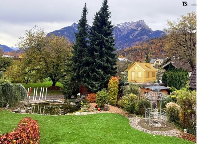 Nüziders: Einfamilienhaus mit Garten - Premium-Immobilie – Wohnjuwel mit Wintergarten, Wellnessbereich & Traumgarten