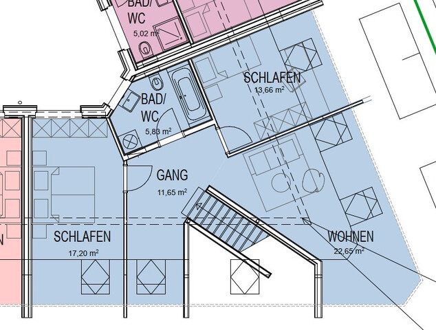 Exquisite 4-Zimmer-Maisonettewohnung in zentraler Lage in Dornbirn zu vermieten