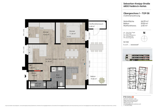 NEUBAU | Schöne 3 Zimmer Wohnung