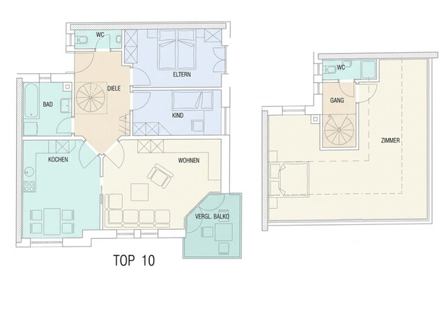 Familienfreundliche 4-Zimmer-Maisonettewohnung mit Wintergarten in Altach zu vermieten!