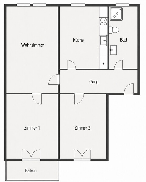 Privatverkauf, 3-Zimmer-Wohnung mit Südbalkon in Top-Lage, Keine Makler