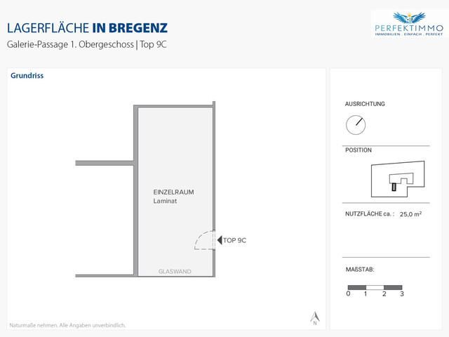 Kompakte Lagerfläche in zentraler Lage