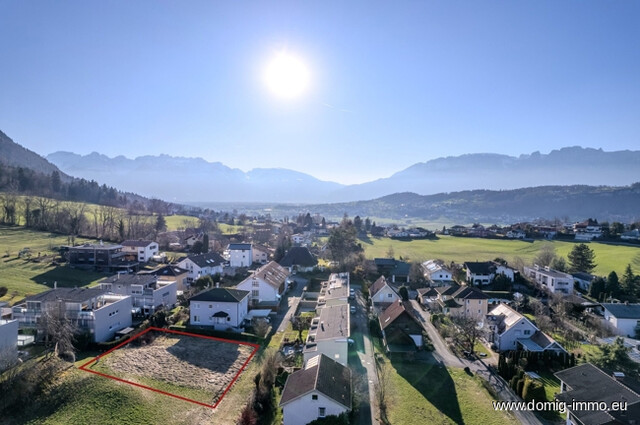 Wunderschönes Baugrundstück in Feldkirch Tisis zu verkaufen