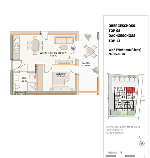2-Zimmer Wohnung in Fußach - Perfekte Starter-Wohnung | 35,80 m² | mit Wohnbauförderung | Top 13