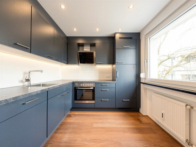 Modernisierte 3-Zimmerwohnung mit Blick ins Grüne