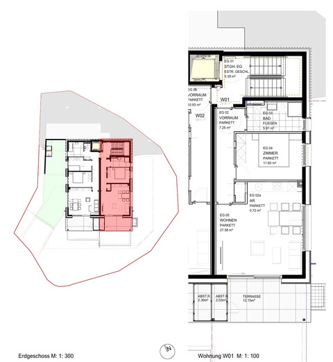 Wohnen mit Aussicht: 2-Zi. Whg. mit Garten, Stellplatz und Einbauküche