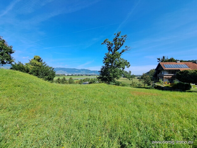 Exklusives Baugrundstück 1338m² am Gitzebühel in Koblach mit bester Sicht auf die Schweizer Bergwelt!