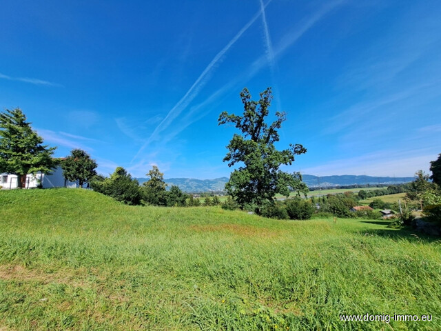 Exklusives Baugrundstück 1338m² am Gitzebühel in Koblach mit bester Sicht auf die Schweizer Bergwelt!