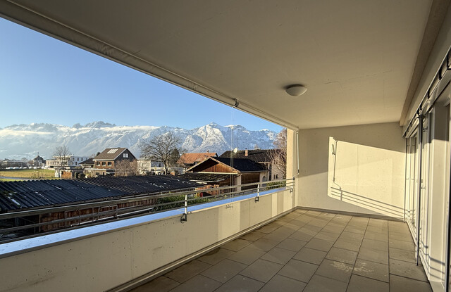Grenznahe 2-Zimmer-Wohnung mit traumhaftem Süd-West-Balkon in Feldkirch-Nofels zu vermieten
