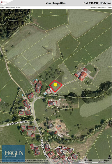 Hörbranz: Grundstück in idyllischer Lage zu verkaufen