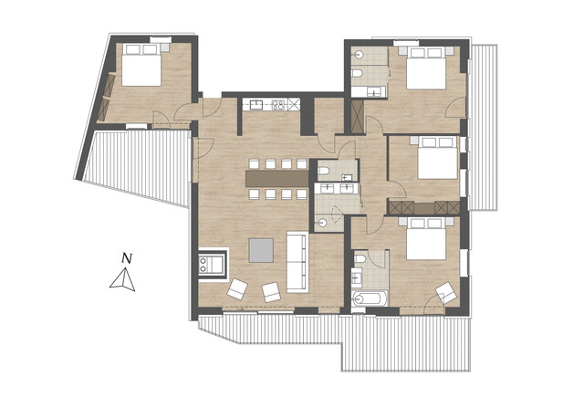 Luxuriöses wohlfühl-Apartment in schneesicherer Toplage!