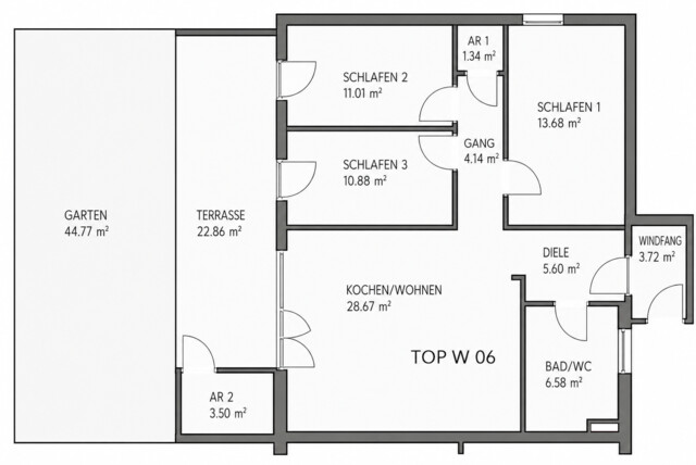 Schöne 4-Zimmer Gartenwohnung | Fußach