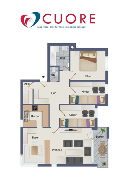 Wohnen mit Aussicht – Stilvolle 4,5-Zimmer-Dachgeschosswohnung in begehrter Ruhelage von Hard