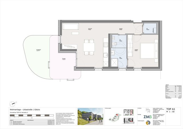 2-Zimmer-Gartenwohnung in Götzis - Top A1