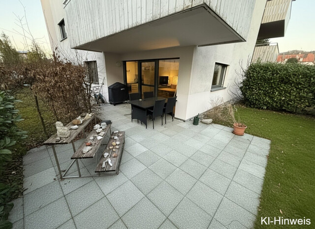 Moderne Gartenwohnung in direkter Seenähe