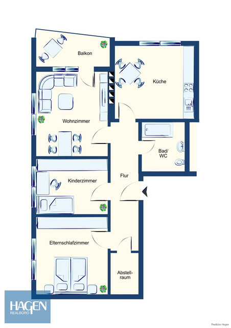 3-Zimmer-Wohnung mit Seesicht am Bodensee – Investmentchance in Lochau