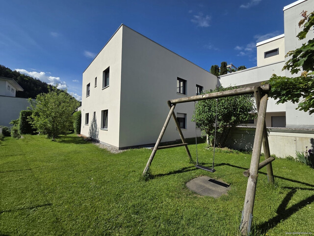 Sonnige 4-Zimmer-Gartenwohnung mit ca. 93m², 2 TG-Plätzen und weitläufigem Garten in Rankweil