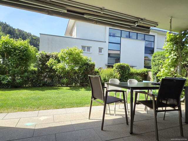 Sonnige 4-Zimmer-Gartenwohnung mit ca. 93m², 2 TG-Plätzen und weitläufigem Garten in Rankweil