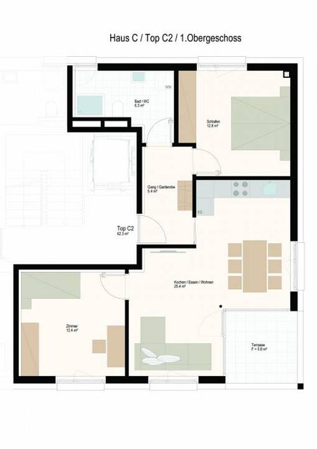 Provisionsfreie, helle 3-Zi-Wohnung in Bregenz