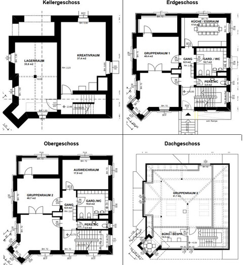 Villa mit durchdachter Raumstruktur