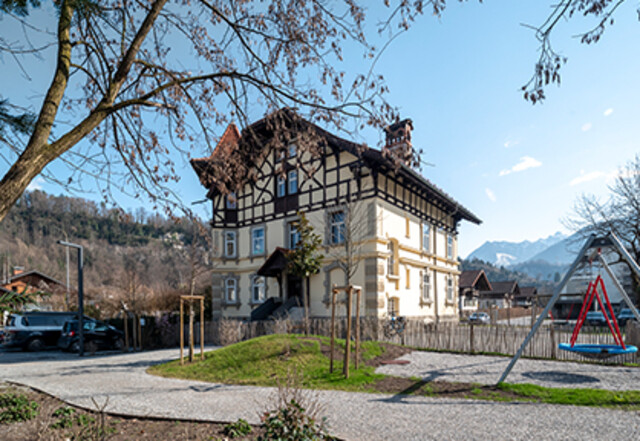 Villa mit durchdachter Raumstruktur