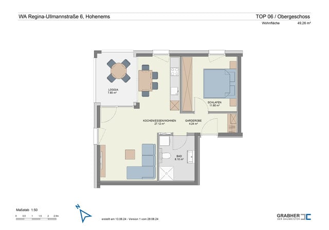 Tolle Gelegenheit: praktische 2-Zi-Wohnung mit Loggia