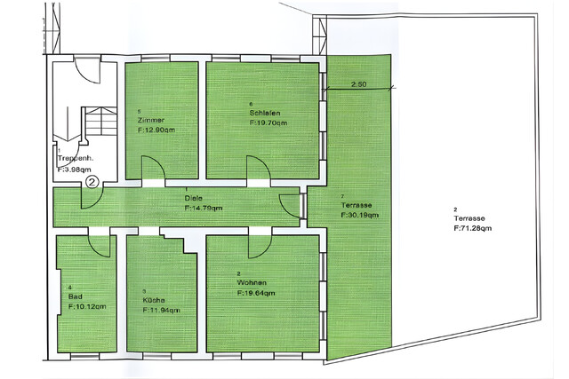 Charmante 3-Zimmer-Altbauwohnung mit Terrasse, Keller und Garage in Riezlern