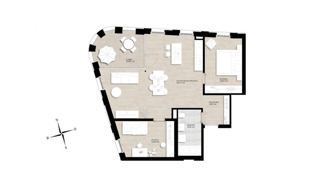 Hochwertige 3-Zimmer-Neubauwohnung in Dornbirn