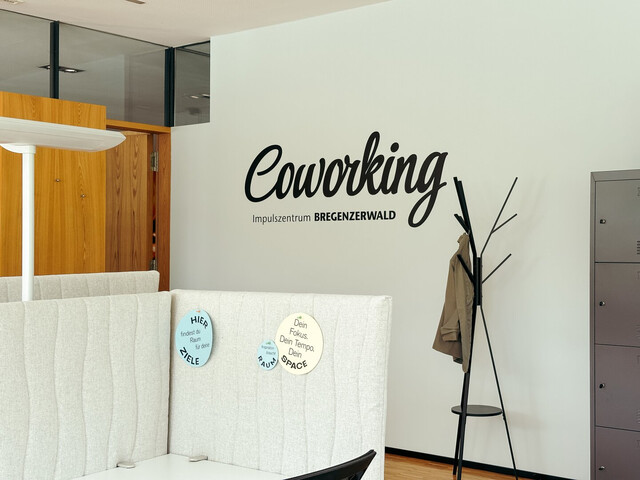 Coworking: Fix Desk im Impulszentrum Bregenzerwald