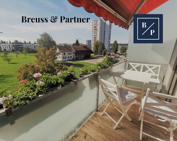 Entzückende 3-Zimmer-Wohnung mit Balkon