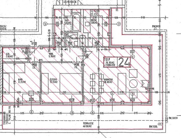 Modernisierte 3-Zimmer Dachgeschosswohnung in Röthis zu verkaufen!