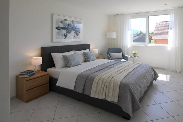 Licht, Raum, Komfort: 3-Zimmer-Wohnung mit verglastem Balkon