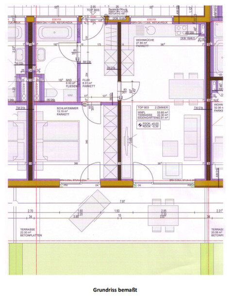 Dornbirn: Moderne 2-Zimmer-Wohnung mit großem Garten und Terrasse