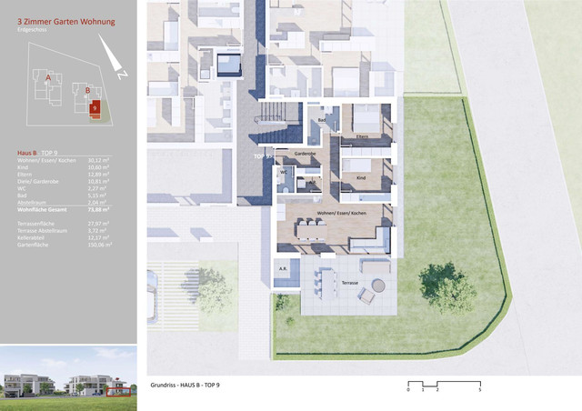 Wohnpark Gisingen - TOP 09 -  3 Zimmer Wohnung 