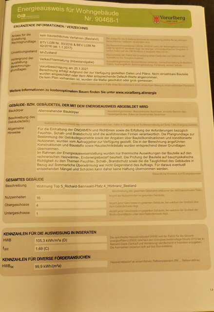 Schöne und helle 3-Zimmer Wohnung in Hörbranz