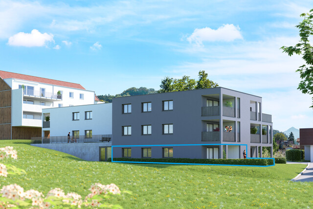 3-Zi-Wohnung mit Terrasse