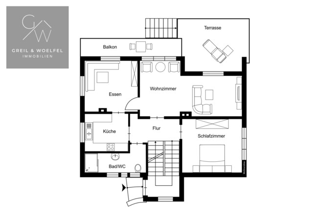 Perfekt für die kleine Familie: Einfamilienhaus mit Garten zu verkaufen