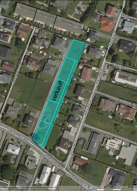 Leistbare Grundstücke (364 - 381 m²) in Lauterach!