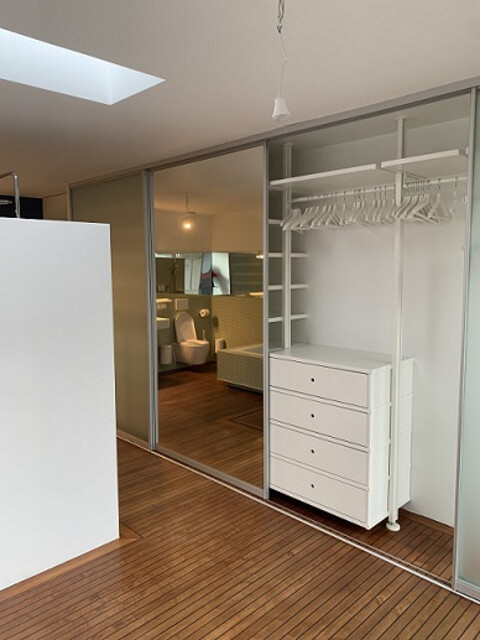 besondere 3-Zimmerwohnung BJ 2006, 93 m2,  1.OG und DG mit Dachterrasse 110 m2, bei Grenze zur CH