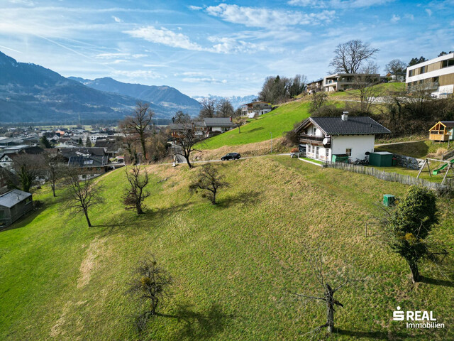 Baugrundstück in Aussichtslage in Schlins