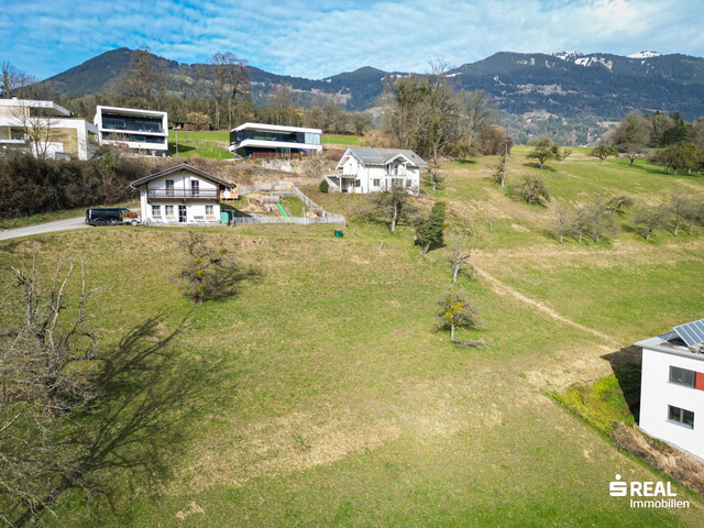 Baugrundstück in Aussichtslage in Schlins