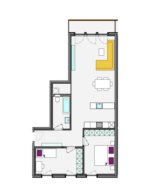 Geräumige 3-Zimmer- MIETKAUFwohnung mit Garage und Balkon in Hohenems