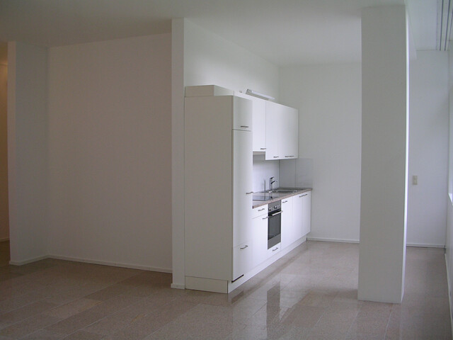 Neue Wohnung mit Gartenanteil