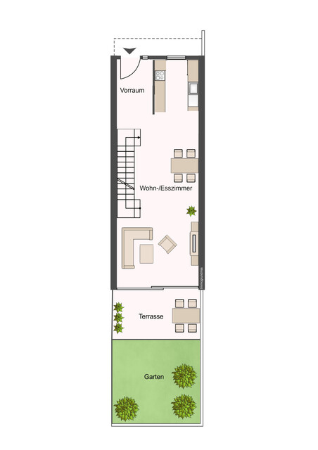 Großzügige Gartenwohnung mit drei Geschossen in Alberschwende - Sofortbezug möglich!