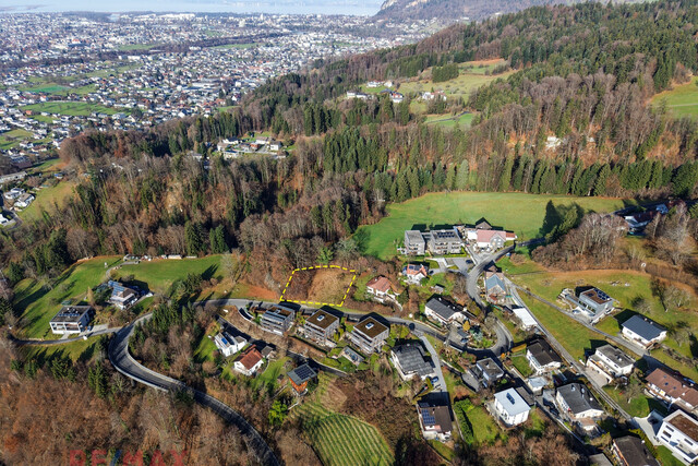 Wolfurt Rickenbach - Grundstück in sonniger Bestlage